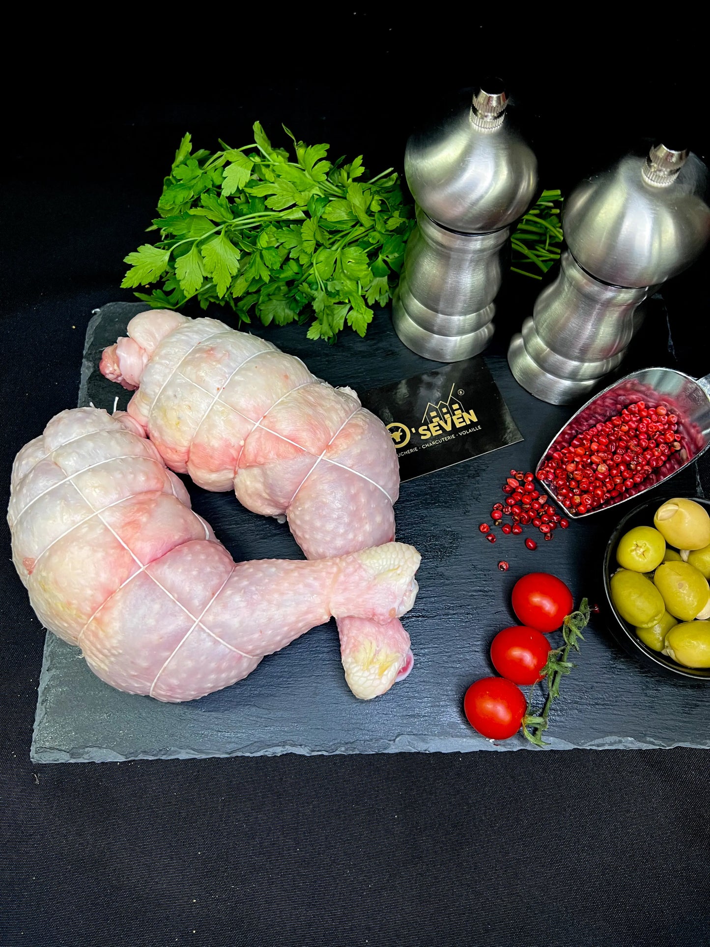 Cuisses De Poulet Farcies (Veau) cacher à la boucherie oseven et sur oseven.fr
